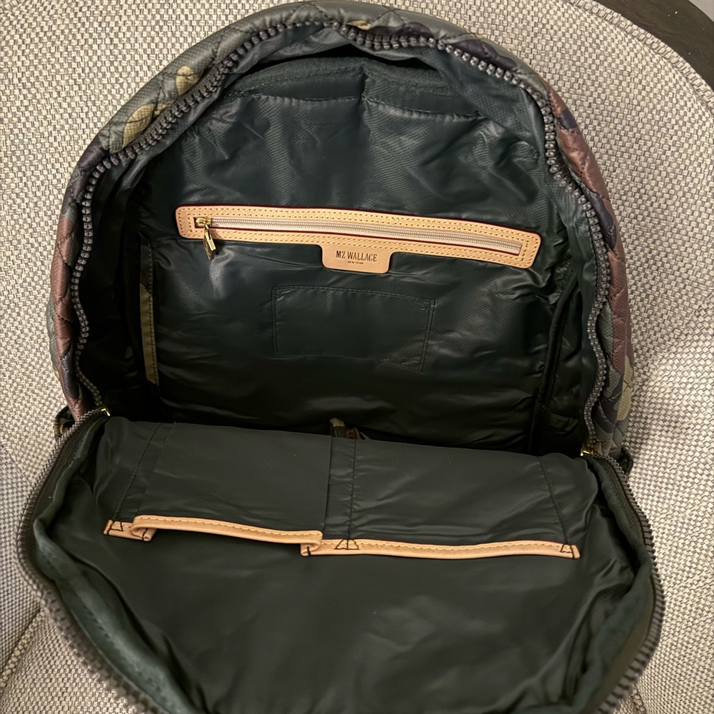 MZ Wallace Metro Quilted Camouflage Backpack - Picture 8 of 9